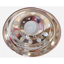 overhead view of Accuride Wheel, Alum, 22.5x8.25, ENHANCED FINISH - 41644XP
