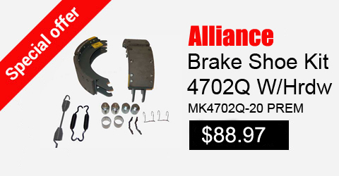 alliance brake shoe kit 4702q
