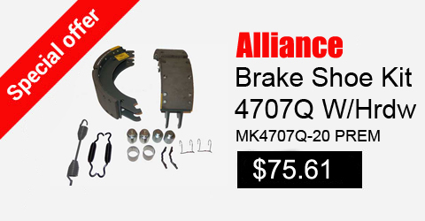 alliance brake shoe kit 4707q
