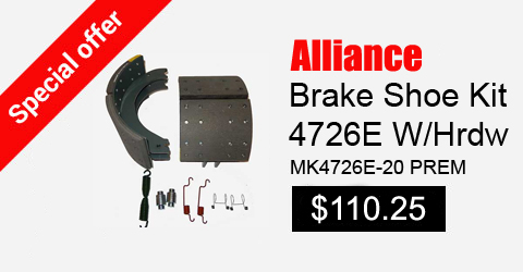 alliance brake shoe kit 4726e